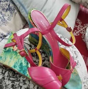 Antonio melani floral wedges